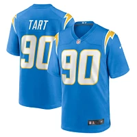 Maillot de jeu d'équipe Nike Teair Tart Powder Blue Los Angeles Chargers pour homme