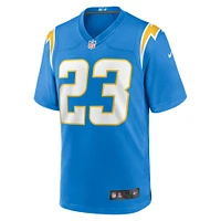 Maillot de match Nike Tony Jefferson bleu poudre pour homme des Los Angeles Chargers