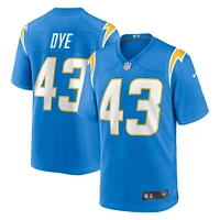 Maillot de match Nike Troy Dye Powder Blue Los Angeles Chargers pour homme