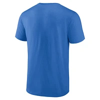 T-shirt bleu poudre pour homme des Chargers de Los Angeles « Meilleur papa »