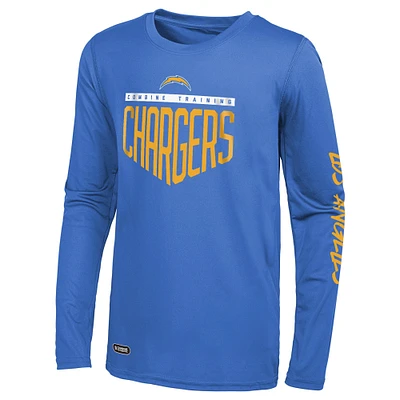 T-shirt à manches longues bleu poudré Los Angeles Chargers Impact pour homme