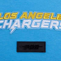 T-shirt de joueur Pro Standard Justin Herbert bleu poudre des Chargers Los Angeles Fast Lane avec nom et numéro pour hommes