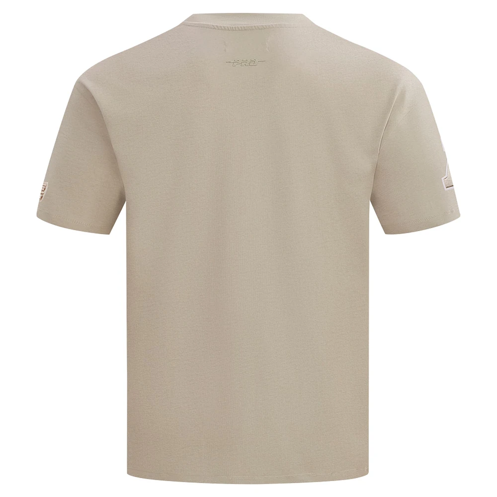 Men's Pro Standard Tan Los Angeles Chargers Drop Shoulder T-Shirt