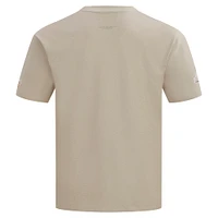 Men's Pro Standard Tan Los Angeles Chargers Drop Shoulder T-Shirt