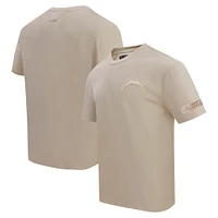 T-shirt à épaules tombantes Pro Standard Tan pour homme des Los Angeles Chargers