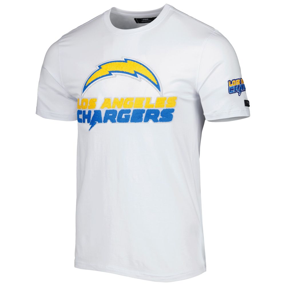 Men's Pro Standard White Los Angeles Chargers Mash Up T-Shirt