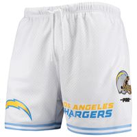 Men's Pro Standard White Los Angeles Chargers Mesh Shorts