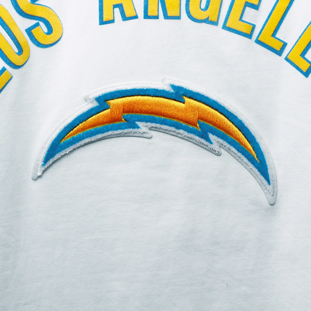 T-shirt Pro Standard Los Angeles Chargers Team Classic Bristle pour homme, blanc