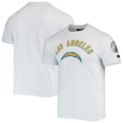 Men's Pro Standard White Los Angeles Chargers Team Classic Bristle Slim-Fit T-Shirt