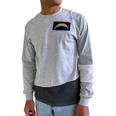 T-shirt à manches longues Los Angeles Chargers Sustainable Angle de Refried Apparel pour homme