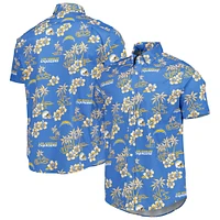 Men's Reyn Spooner Powder Blue Los Angeles Chargers Kekai Button-Up Shirt