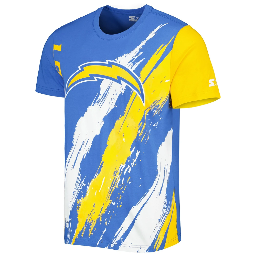 Men's Starter Powder Blue Los Angeles Chargers Extreme Defender T-Shirt