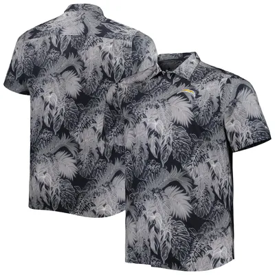 Tommy Bahama Los Angeles Rams White Tropic Zone Camp Button-Up Shirt