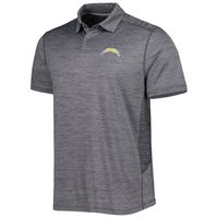 Men's Tommy Bahama Charcoal Los Angeles Chargers Delray Frond IslandZone Polo