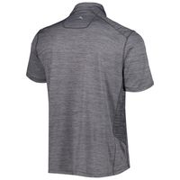 Men's Tommy Bahama Charcoal Los Angeles Chargers Delray Frond IslandZone Polo