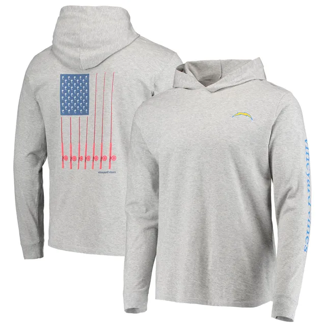 Lids Los Angeles Chargers Vineyard Vines Local Long Sleeve Hoodie T-Shirt -  White