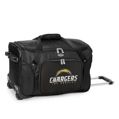 Los Angeles Chargers MOJO 22" Wheeled Duffle Bag - Black