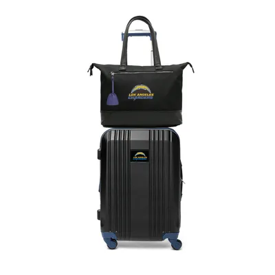 Los Angeles Chargers MOJO Premium Laptop Tote Bag and Luggage Set