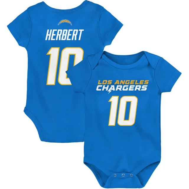 Men's Fanatics Branded Justin Herbert Gold Los Angeles Chargers