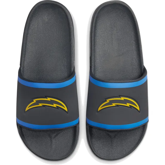 Men's FOCO Los Angeles Rams Wordmark Gel Slide Sandals