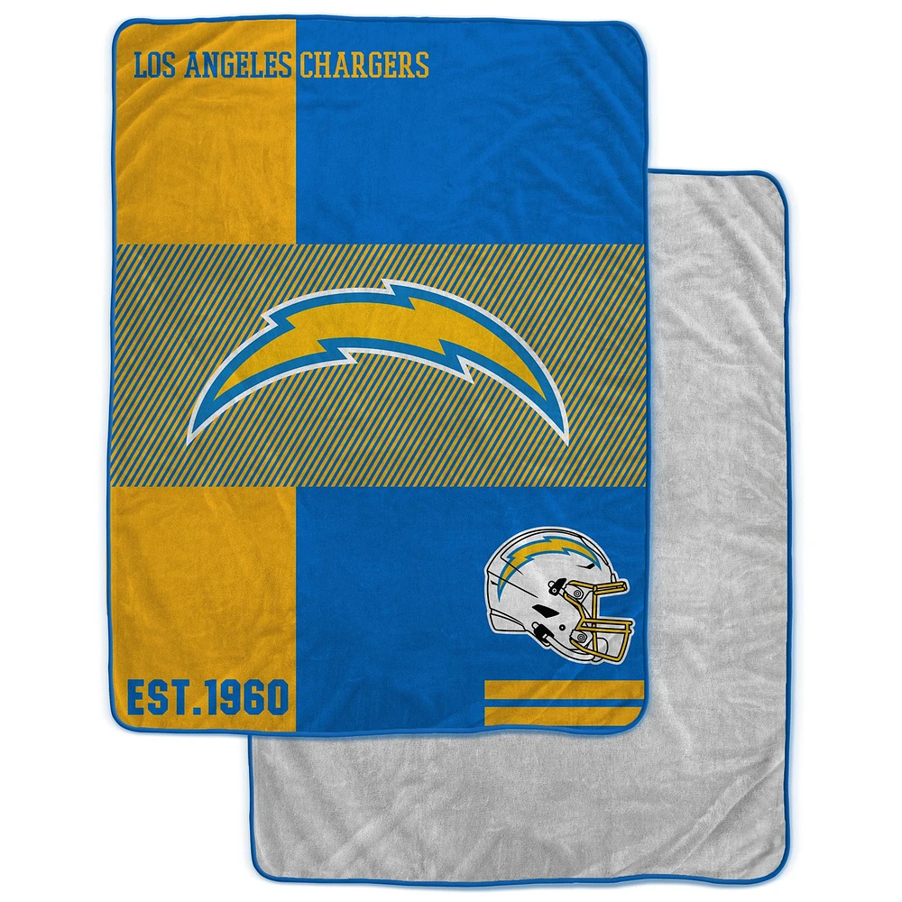 Pegasus Los Angeles Chargers Couverture Sherpa 60" x 80"