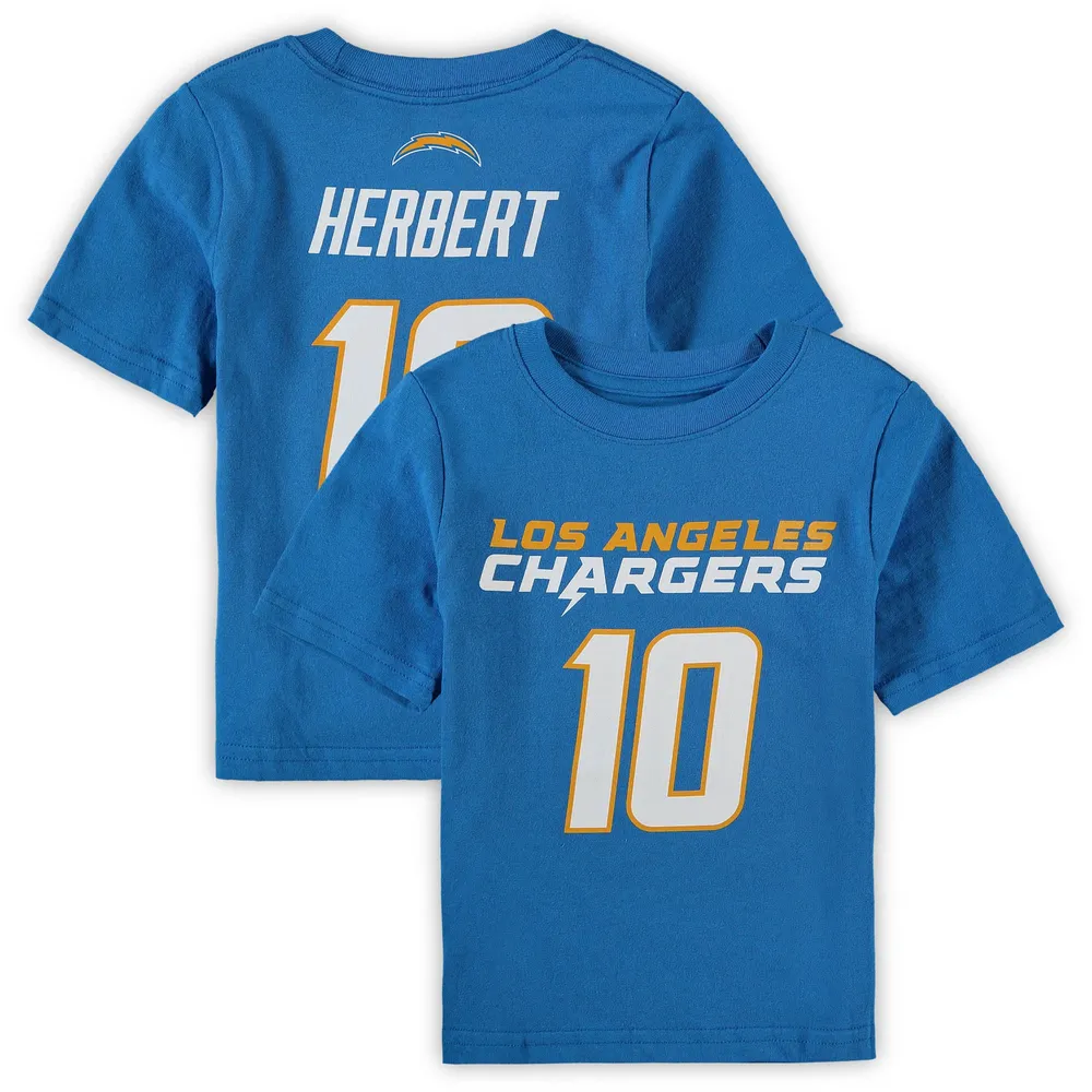 Justin Herbert Los Angeles Chargers Youth Mainliner Player Name