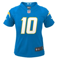 Preschool Nike Justin Herbert Powder Blue Los Angeles Chargers Game - Jersey