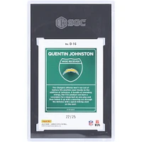 Quentin Johnston Los Angeles Chargers 2023 Panini Donruss Optic Black Pandora Downtown #D-16 #22/25 SGC Authenticated 10 Rookie Card