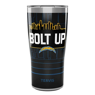 Tervis Los Angeles Chargers 20oz. Bolt Up Slider Lid Stainless Steel Tumbler