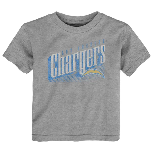 Nike Powder Blue Los Angeles Chargers Wordmark Logo Tri-Blend T-Shirt