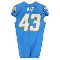 Troy Dye Los Angeles Chargers Game-Used #43 Powder Blue Jersey vs. Tampa Bay Buccaneers on December 15, 2024