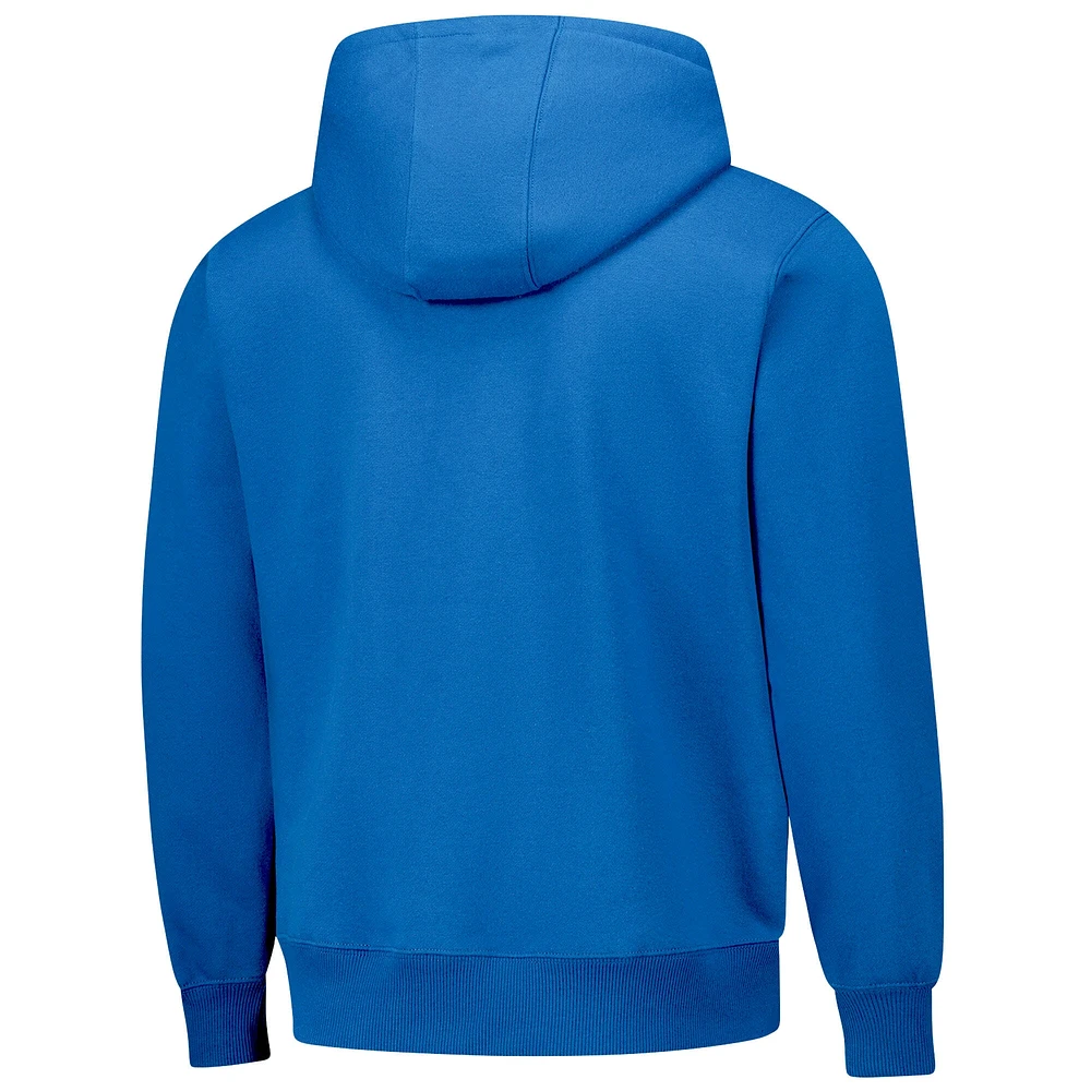 Unisex Dunbrooke  Powder Blue Los Angeles Chargers Defender Quarter-Zip Hoodie