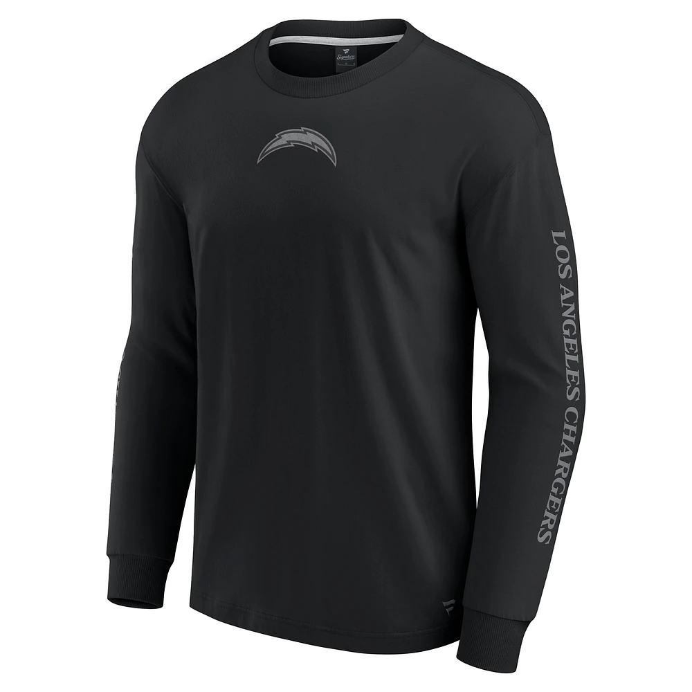 Unisex Fanatics  Black Los Angeles Chargers Elements Strive Long Sleeve T-Shirt