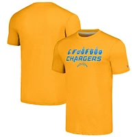 T-shirt unisexe hommage doré en langue des signes américaine Los Angeles Chargers