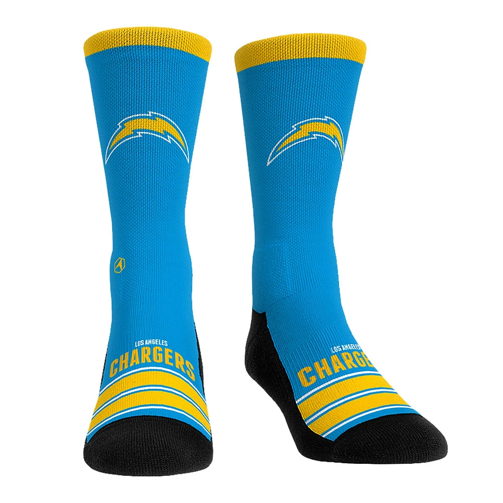 Unisex Rock Em Socks Los Angeles Chargers Gametime Stripe Crew