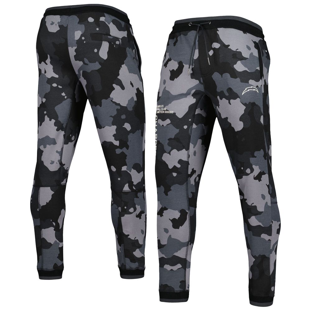 Unisex The Wild Collective Black Los Angeles Chargers Camo Jogger Pants