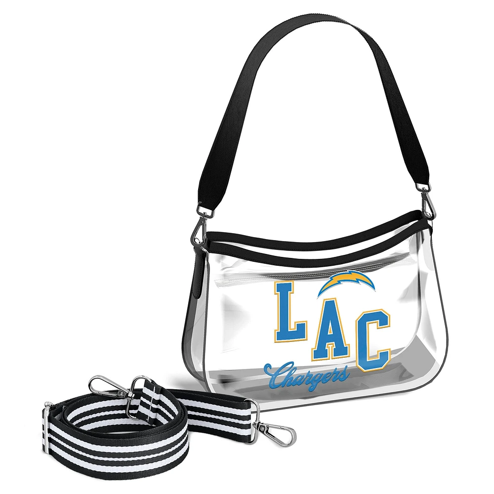 WEAR by Erin Andrews Los Angeles Chargers Clear Stadium Mini Purse