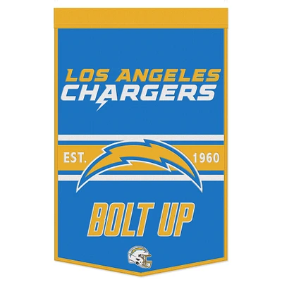 Bannière de championnat WinCraft Los Angeles Chargers 24" x 38"