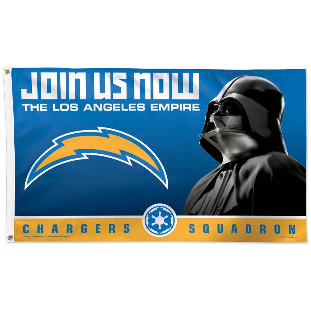 WinCraft Los Angeles Chargers 3' x 5' Star Wars Deluxe - Single-Sided Flag