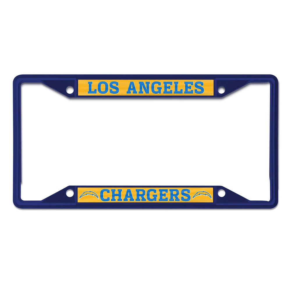 WinCraft Los Angeles Chargers Chrome Color License Plate Frame