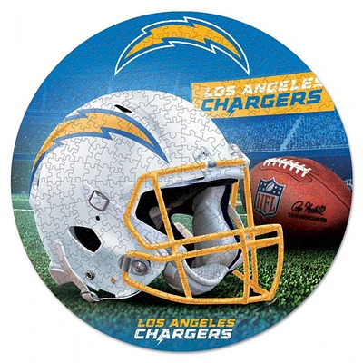 WinCraft Los Angeles Chargers Round 500-Piece Puzzle