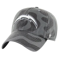 Women's '47  Charcoal Los Angeles Chargers Freeform Clean Up Adjustable Hat