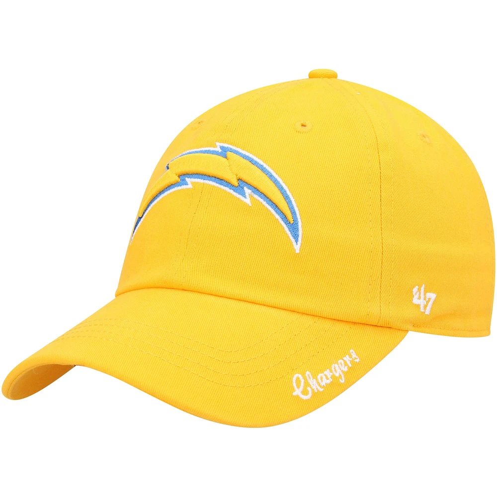 Casquette réglable avec logo secondaire Miata Clean Up des Los Angeles Chargers '47 pour femme