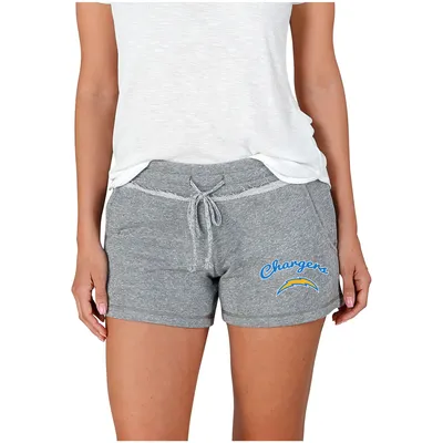 Los Angeles Chargers Concepts Sport Women's Mainstream Terry Shorts - Gray