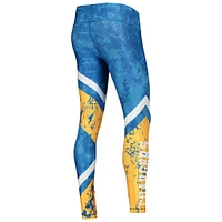 Women's Concepts Sport Powder Blue/Gold Los Angeles Chargers Dormer Knit Sublimated Leggings