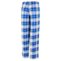 Women's Concepts Sport Royal Los Angeles Chargers Ashford Plaid Knit Pants