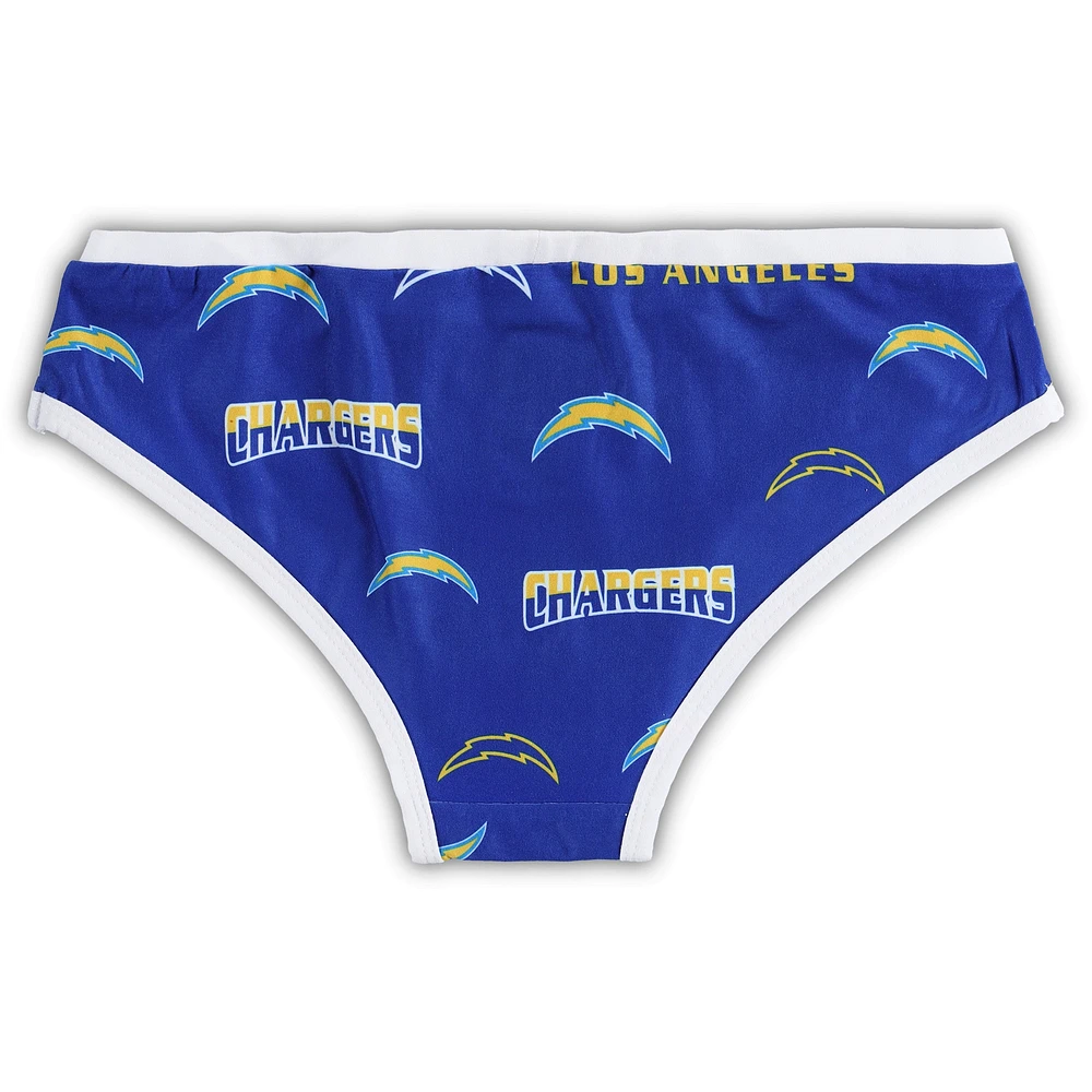 Women's Concepts Sport Royal Los Angeles Chargers Breakthrough Allover Print Knit Panty