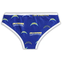 Concepts Sport Royal Los Angeles Chargers Breakthrough Culotte en tricot à imprimé intégral