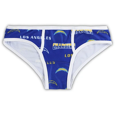 Concepts Sport Royal Los Angeles Chargers Breakthrough Culotte en tricot à imprimé intégral