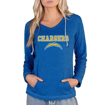 Lids Los Angeles Chargers New Era Women's Raglan Full-Zip Hoodie - Camo